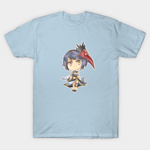 Kujou Sara T-Shirt by aishiiart